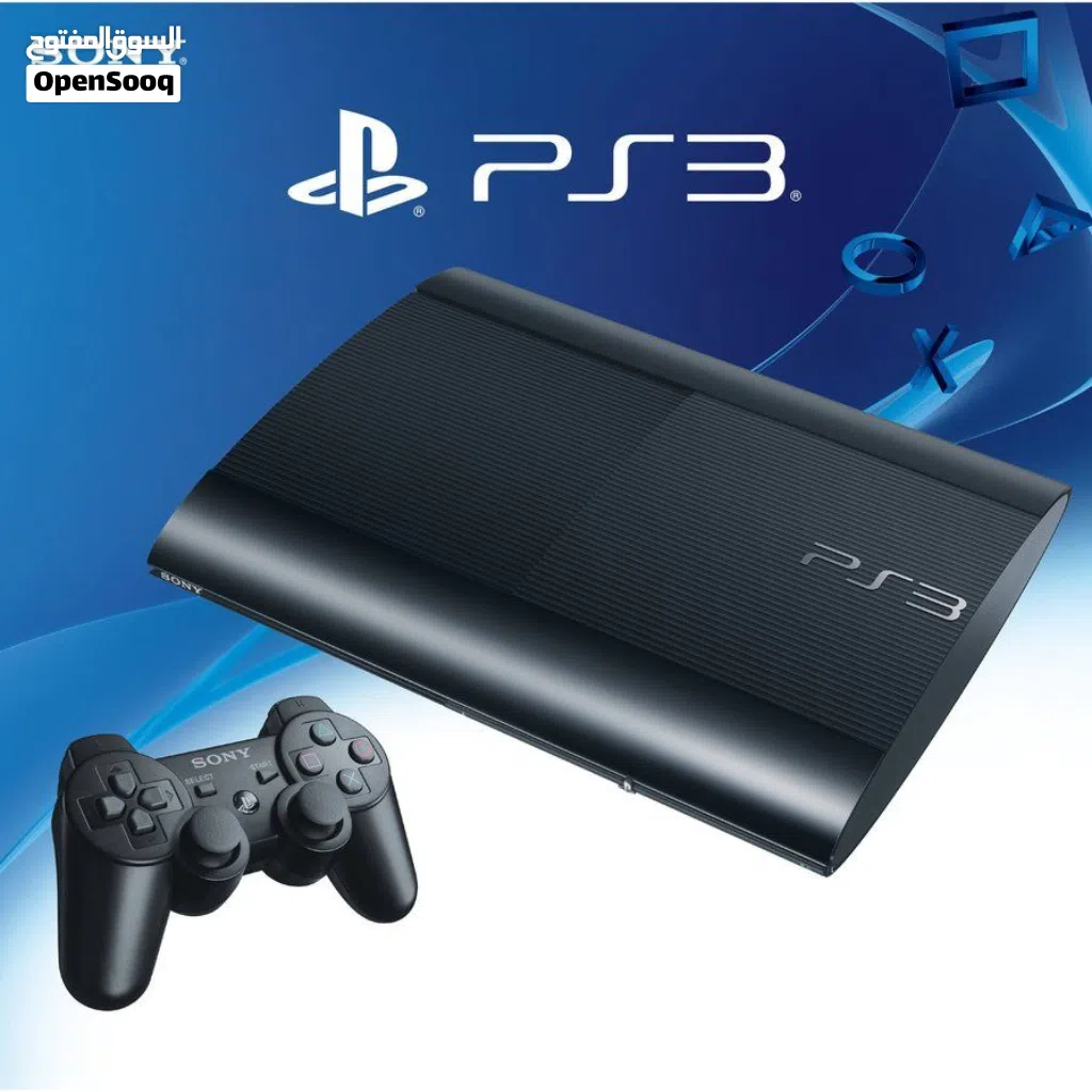 PS3 Slim,Super Slim بلايستيشنات ثري سلم و سوبر سلم حسب الطلب هارد 500GB او 300GB او 160GB حسب الطلب