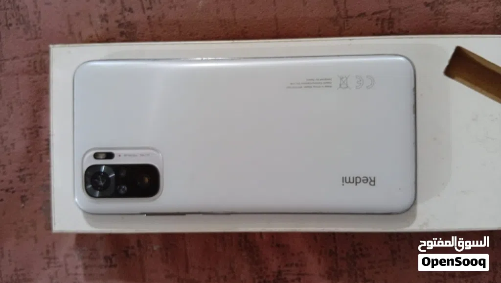 Redmi Note 10متواجد واتساب وخط جهاز مكفول من كلشي ما مفتوح كله شغال محتاج وريد ابيعه