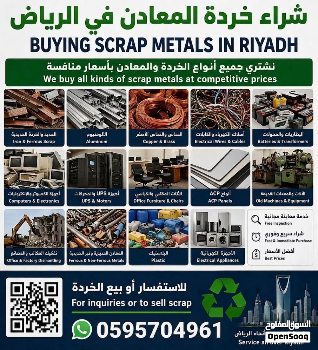 we buy scrape (iron, auluminium,brass,A,C)