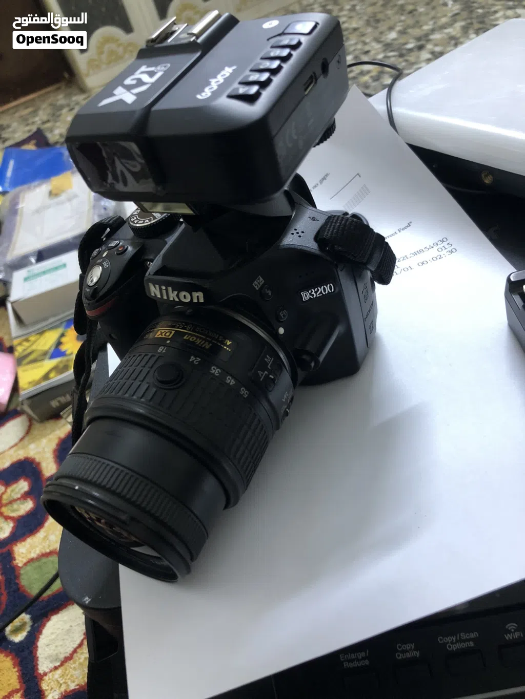 نيكون D3200 نضيفة مع تريكر