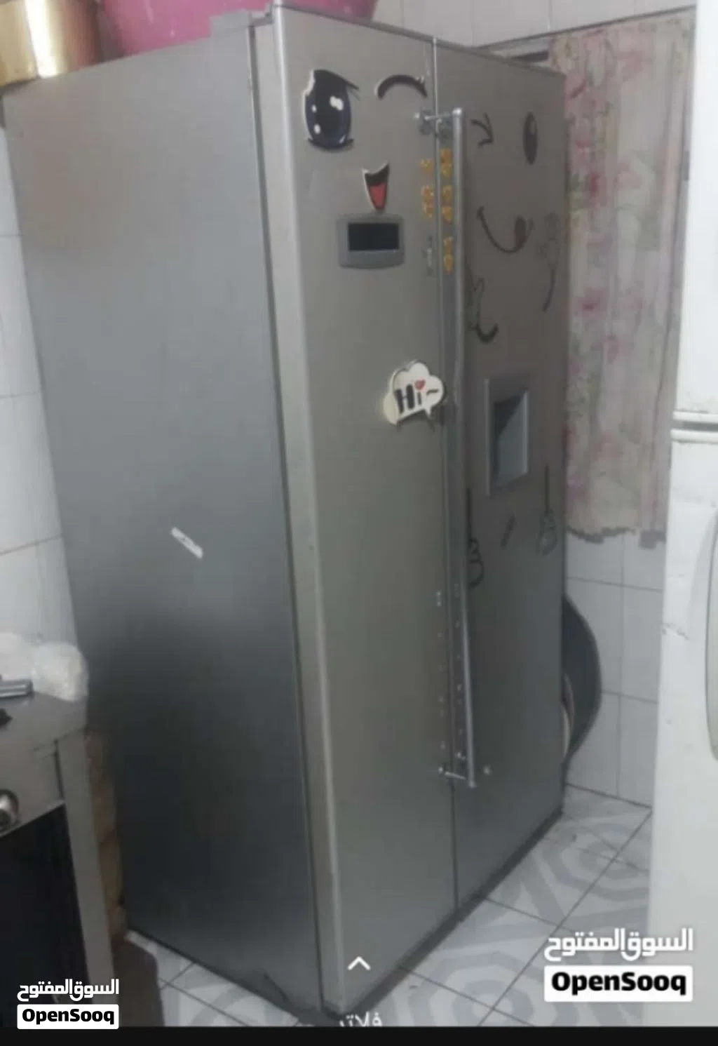 ثلاجه بيكو بابين بحال ممتازه علفحص