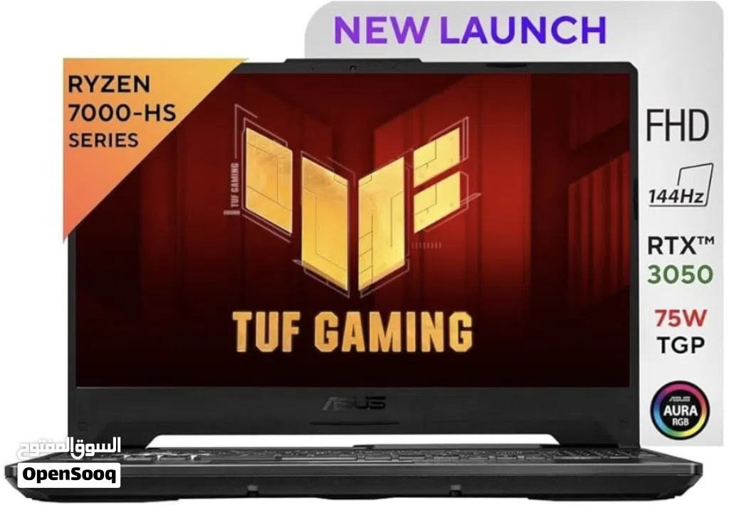 ASUS TUF GAMING A15 LAPTOP بسعر ممتاز جدًا وبأستخدام خفيف
