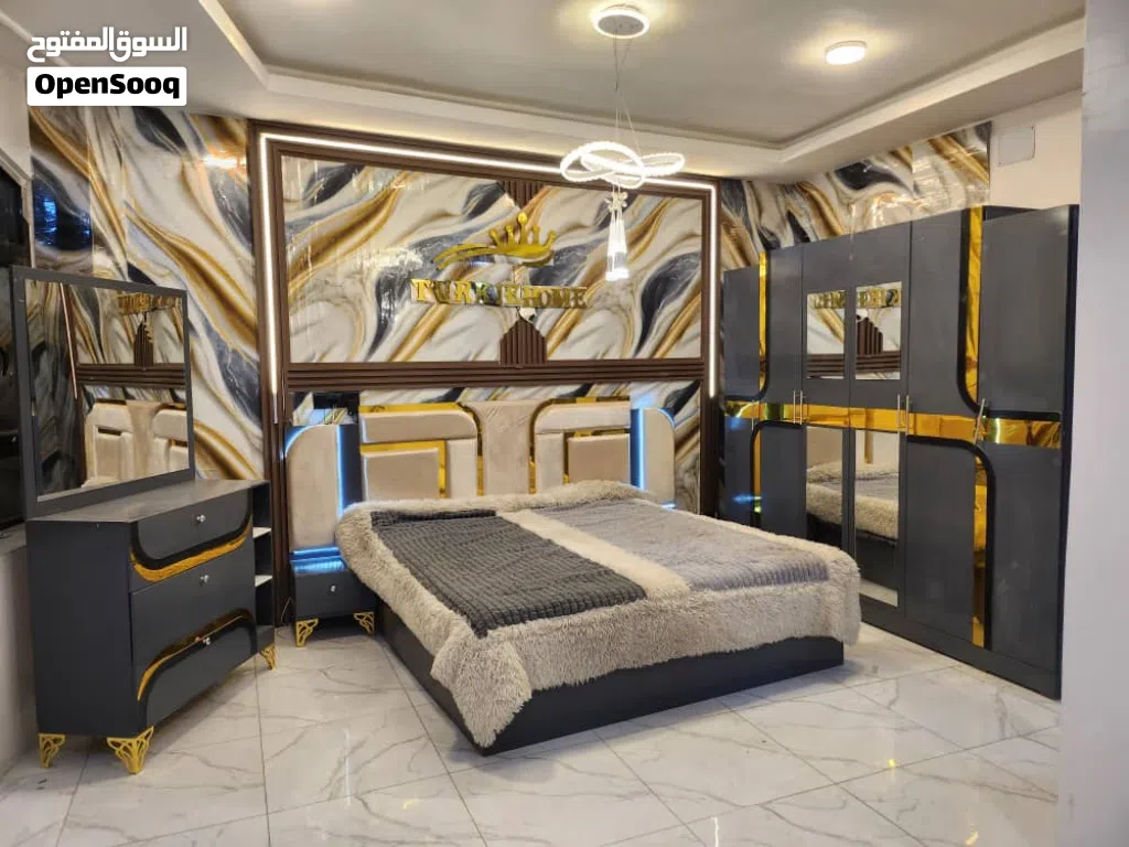 عرض الفخامة الذي ينتظره الجميع غرفة نوم ملكية بتصميم فاخر ومواصفات استثنائية تجمع بين الجمال والقوه