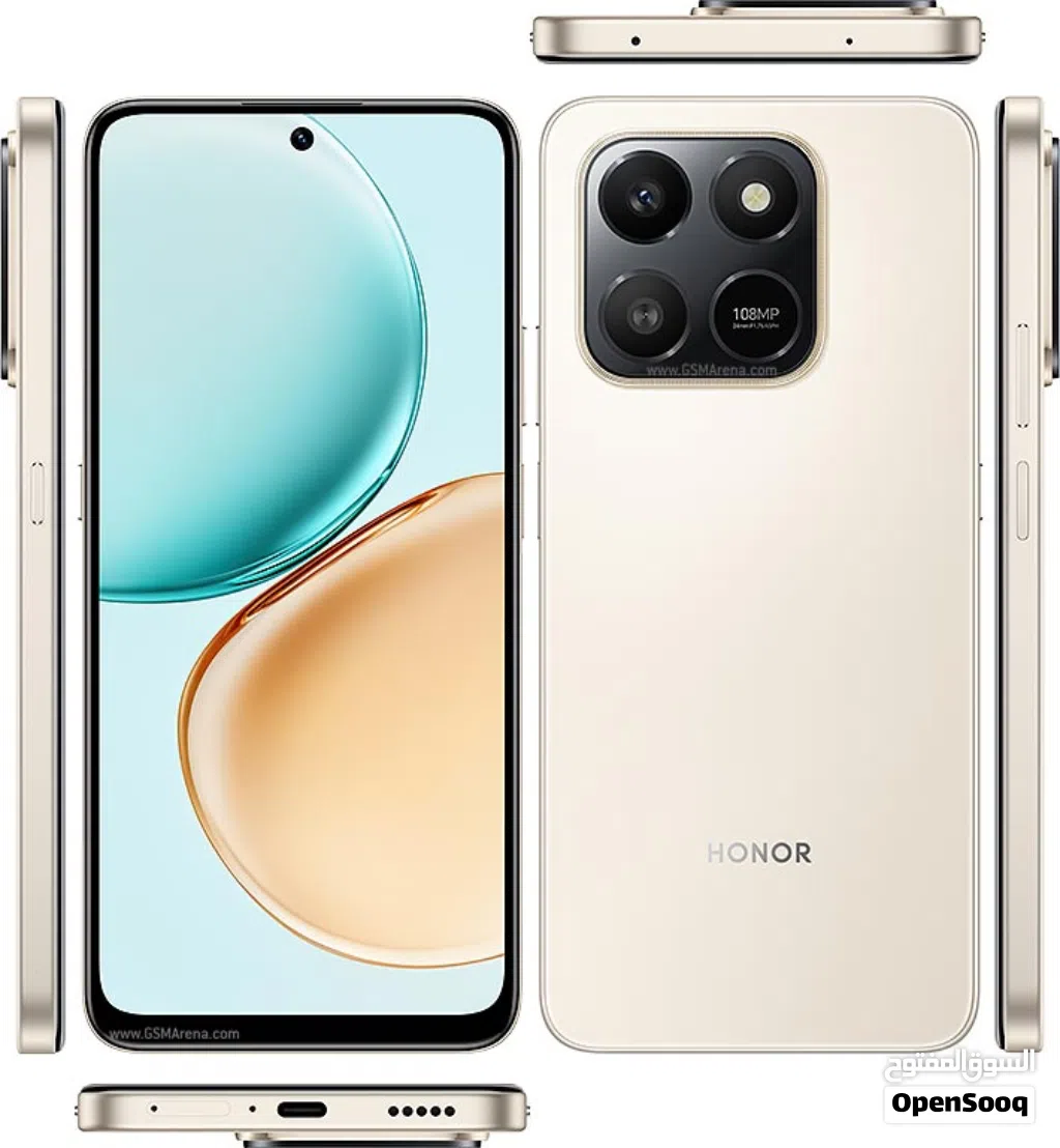 HONOR X7d 4G المعالج: SD 685 4G الرام: 8+8 Turbo التخزين: 256g البطارية: 6500mAh 35W بسعر حرق