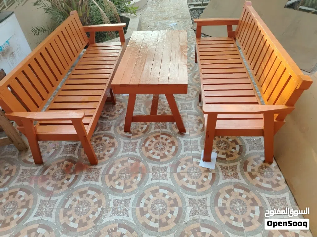 جلسات خشب خارجية