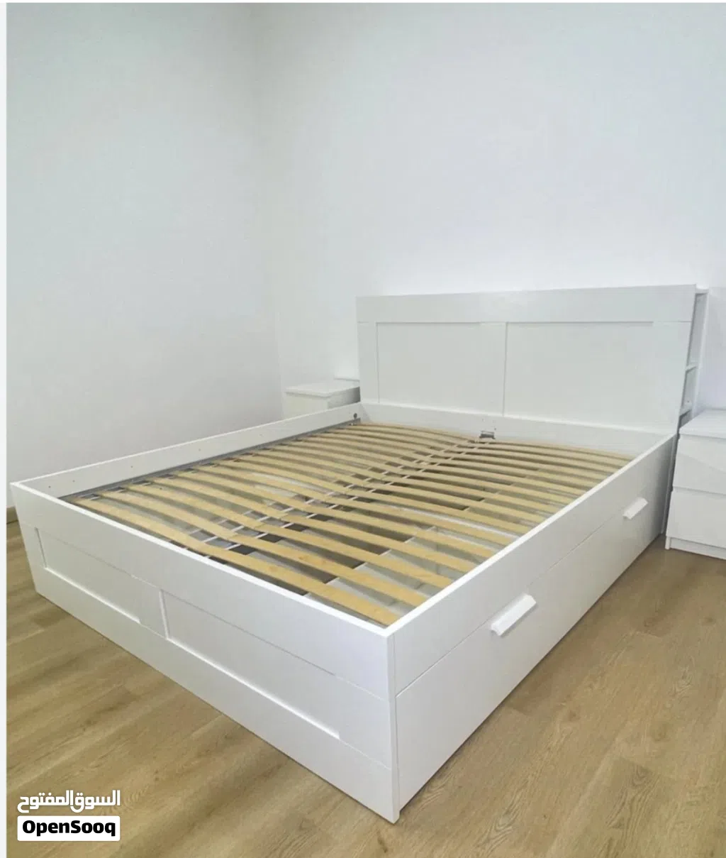 ikia bed frame with headboard
