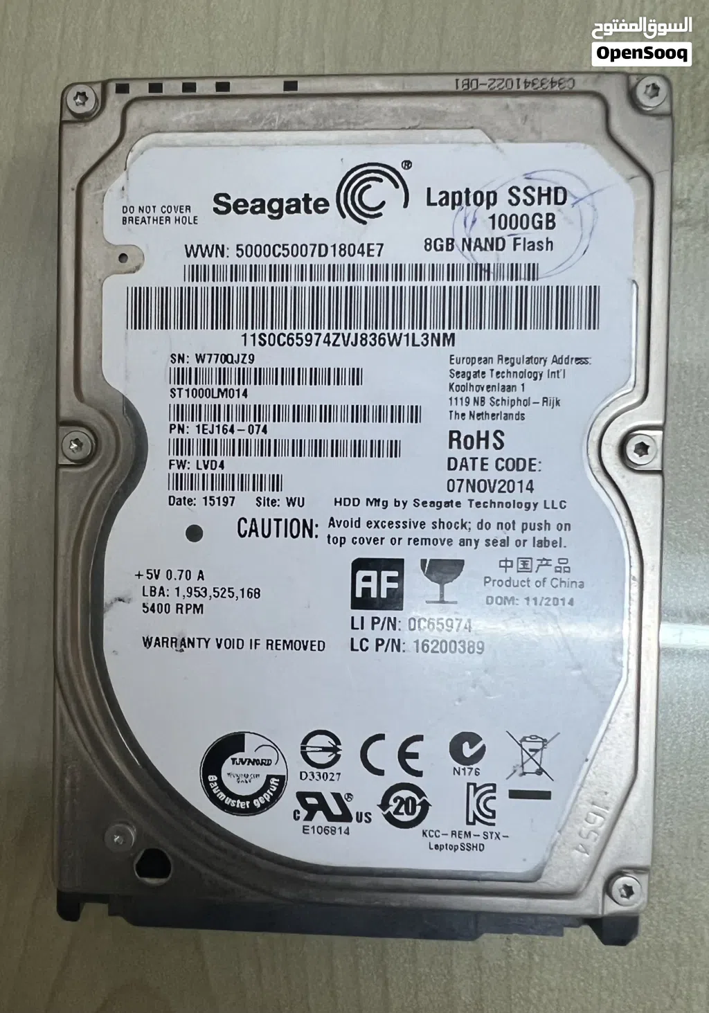 Seagate 1 tb Hard drive with 100 % health and Performance