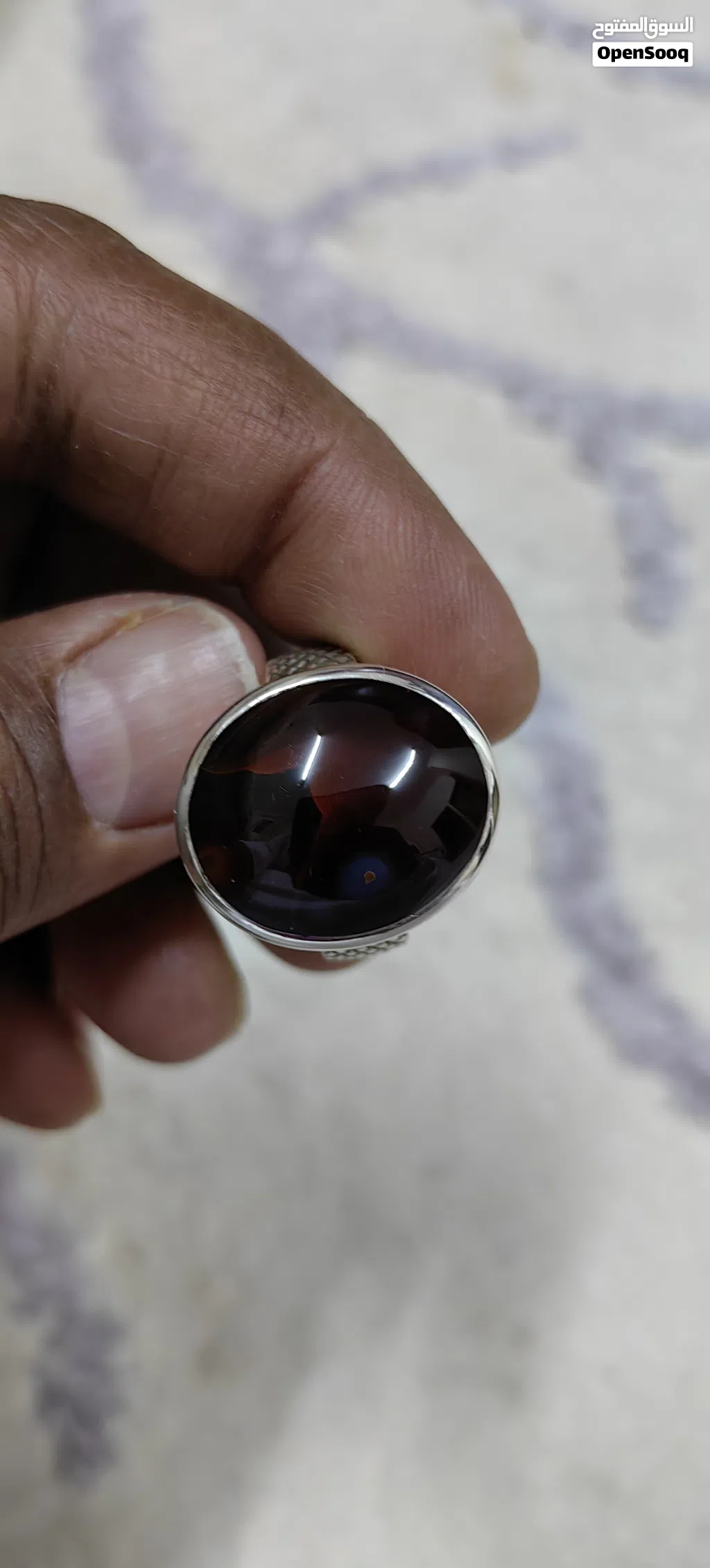 original Aqeeq yemani karazy ring