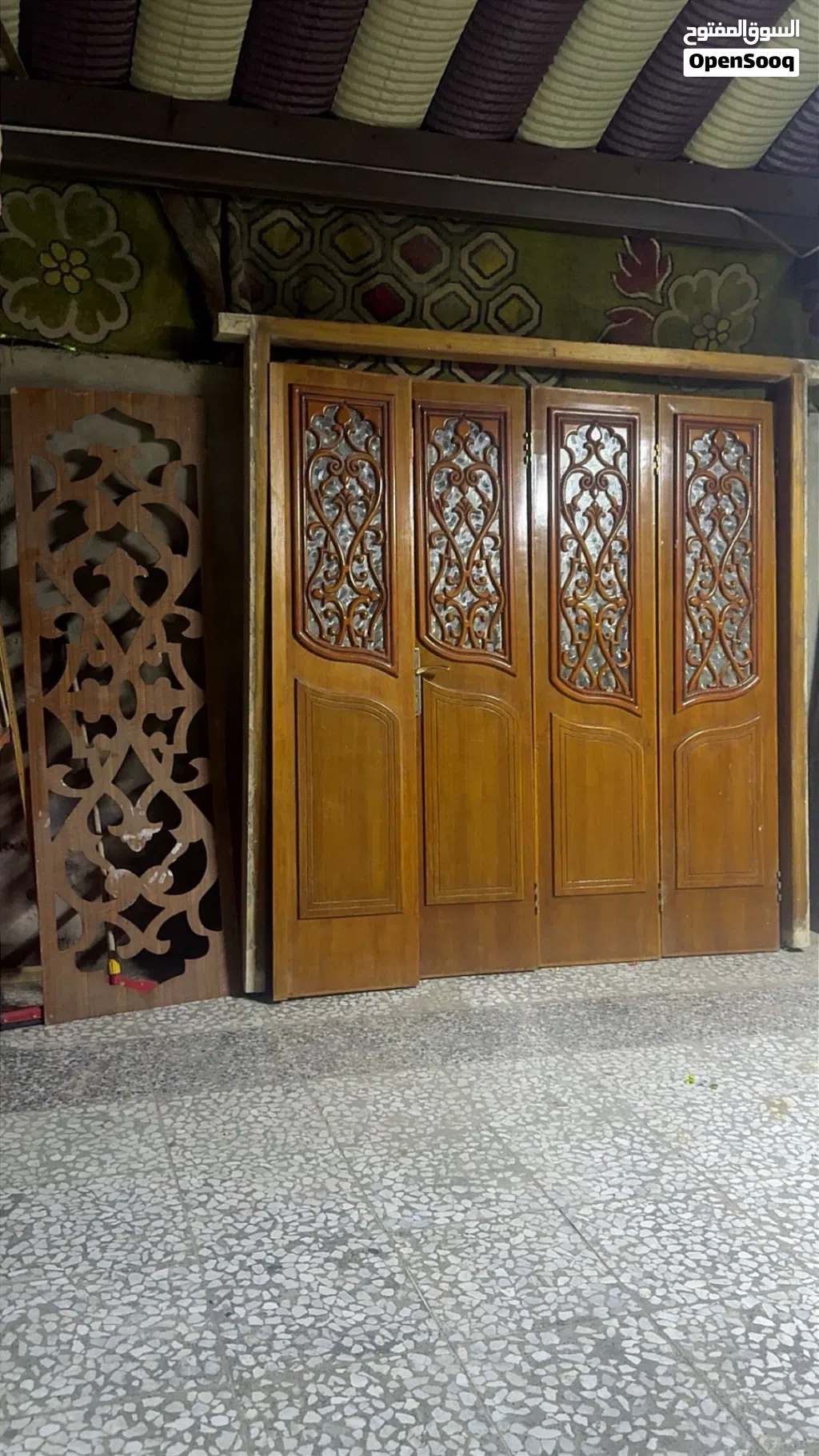باب قطع داخلي وباب حديد