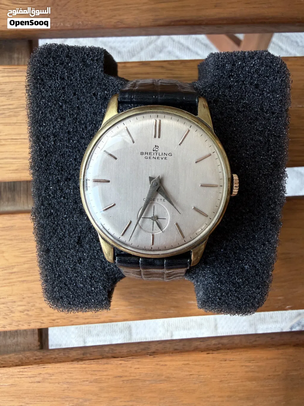 Vintage Breitling Geneve Cadette Small Seconds Watch