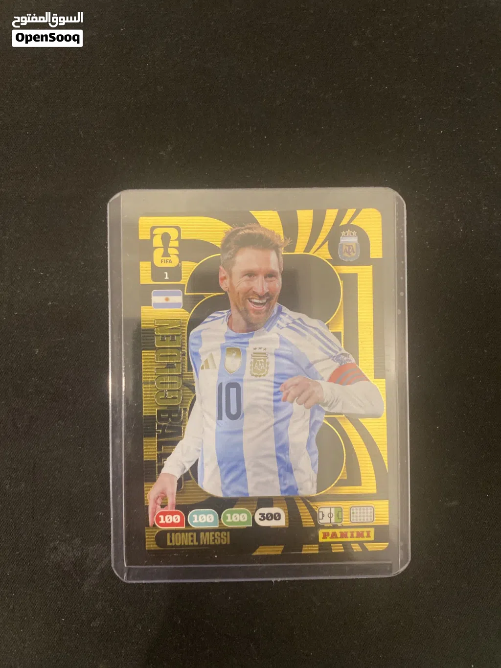 #001 Lionel Messi GOLDEN BALLER Panini Adrenalin XL FIFA World Cup 2026