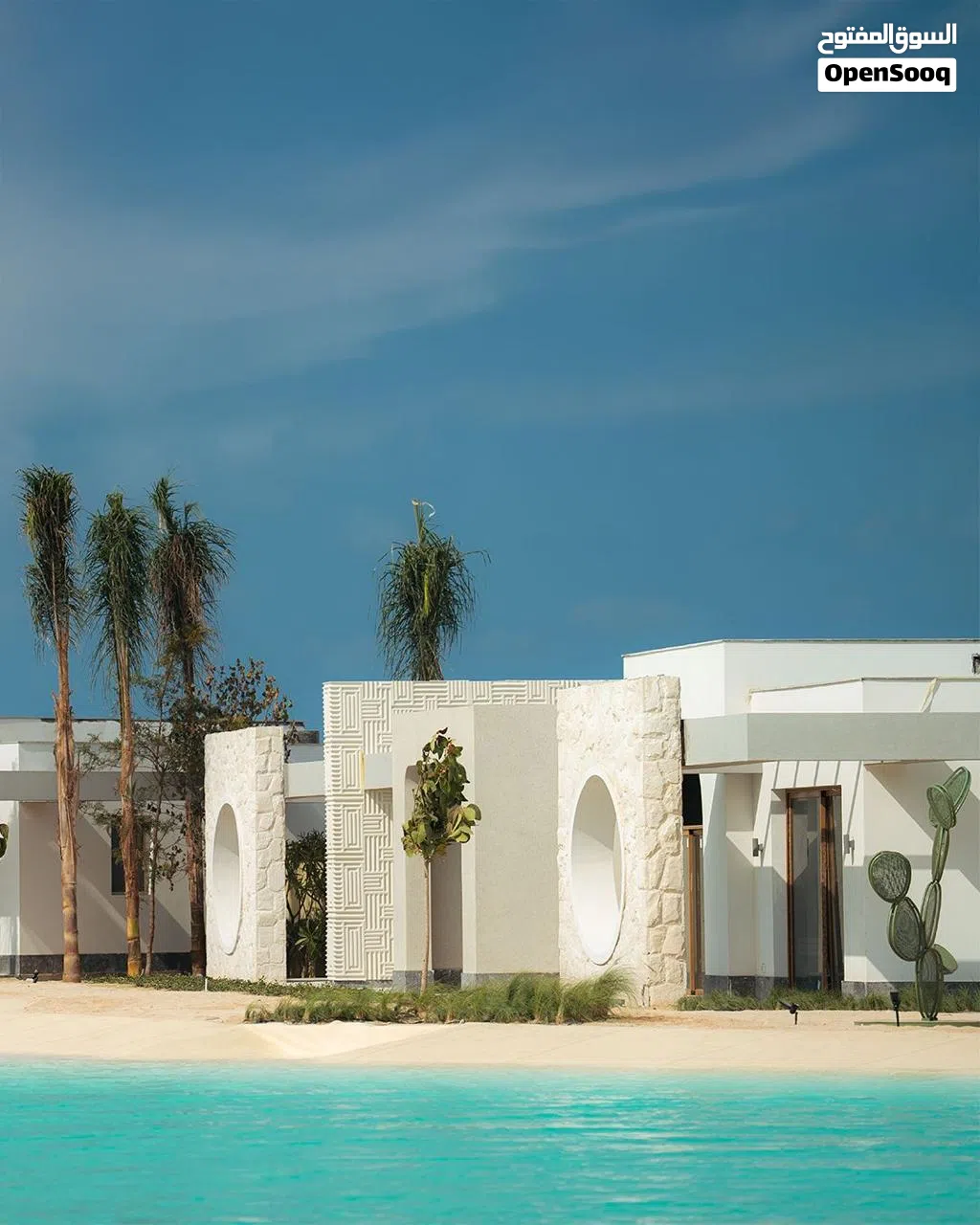 Luxury Beach Cabin with Direct Lagoon View North Coast Egypt