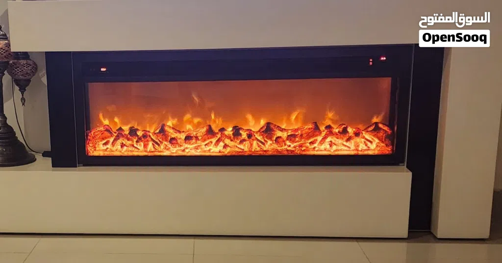 TV Stand with Heating Fireplace