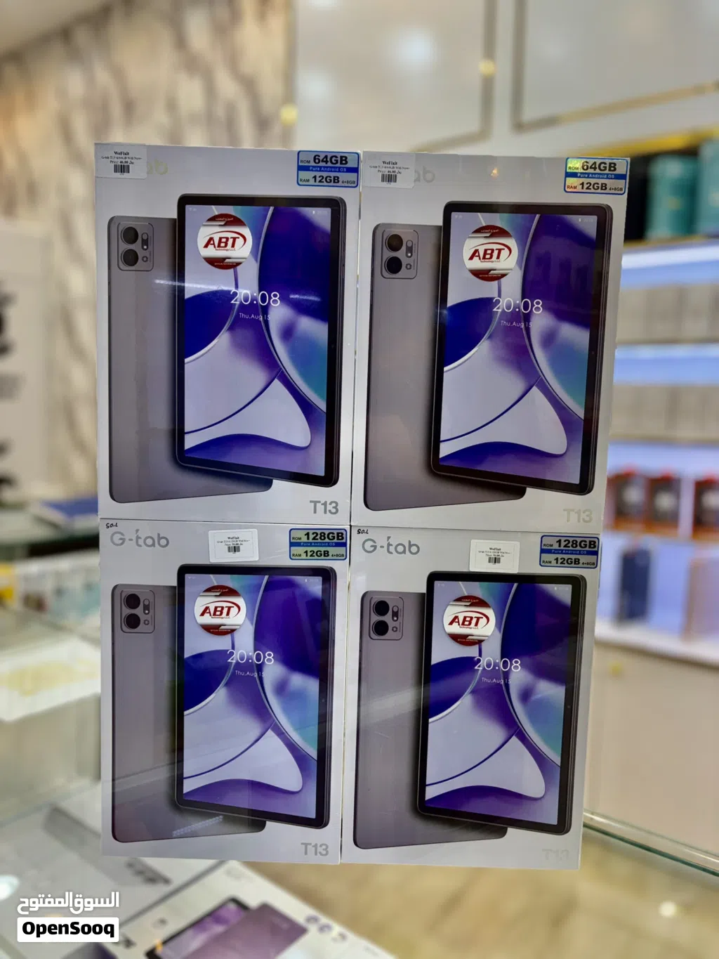 G-Tab, T13, Dual Sim, 10.1”, 4+64Gb 37/-rial, 4+128Gb 43/-rial New