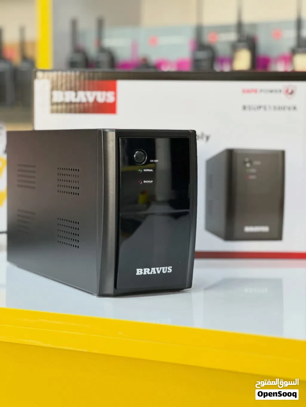 جديد فقط كارتونه مفتوح مامستخدم ابد 360 واط ups 850VA يو بي اس
