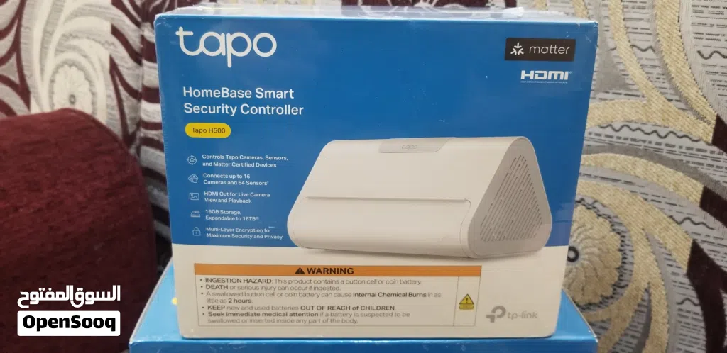 وحدة التحكم الذكية Tapo H500 HomeBase – مركز إدارة كاميرات وأجهزة الأمان الذكية