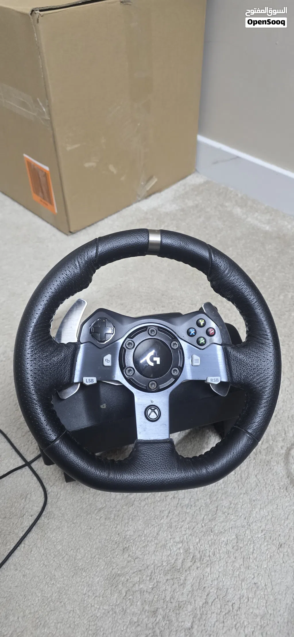 logiteck g920 g29 استيرنج مع كامل ملحقاته