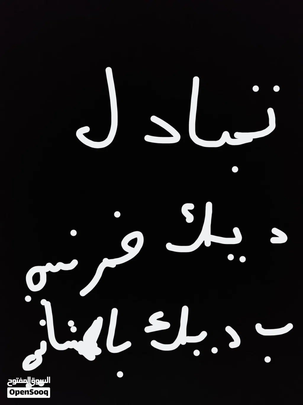 تبادل ديك فرنسي ب ديك باكستاني شوف الوصف