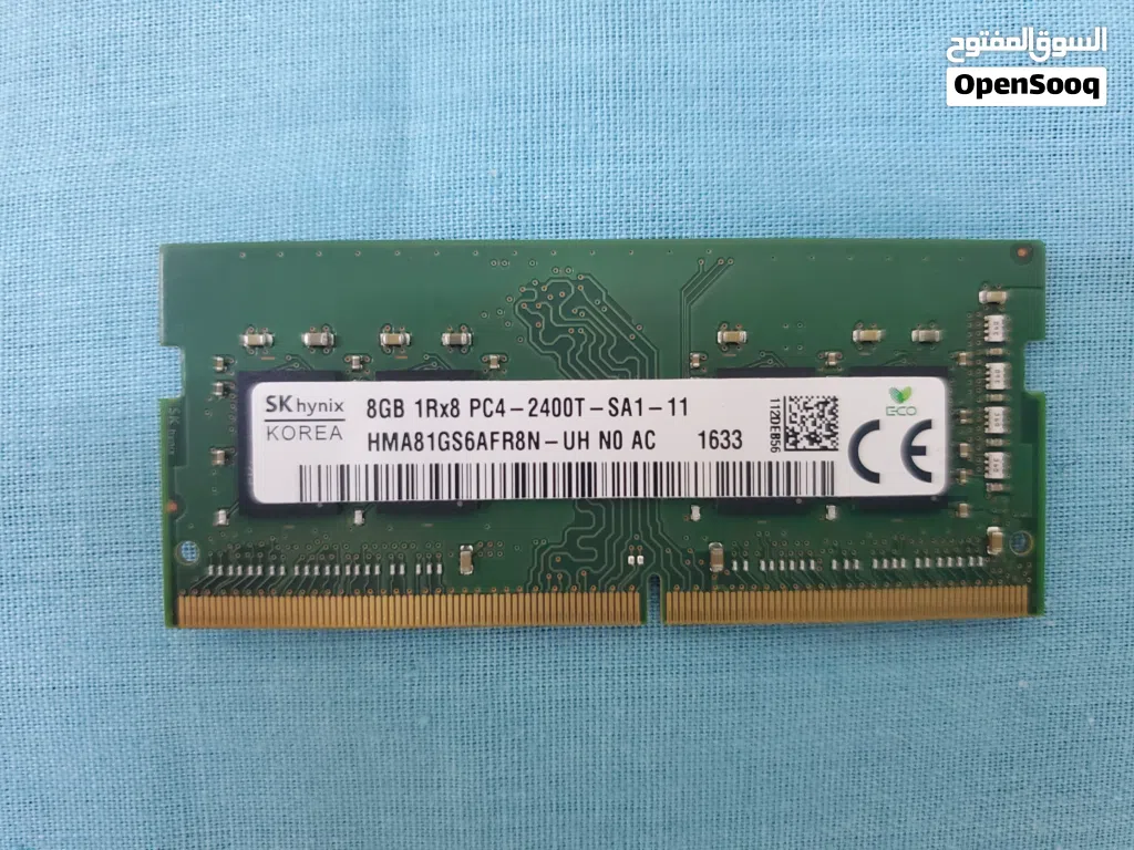 رام Ram 8gb ddr4 لابتوب