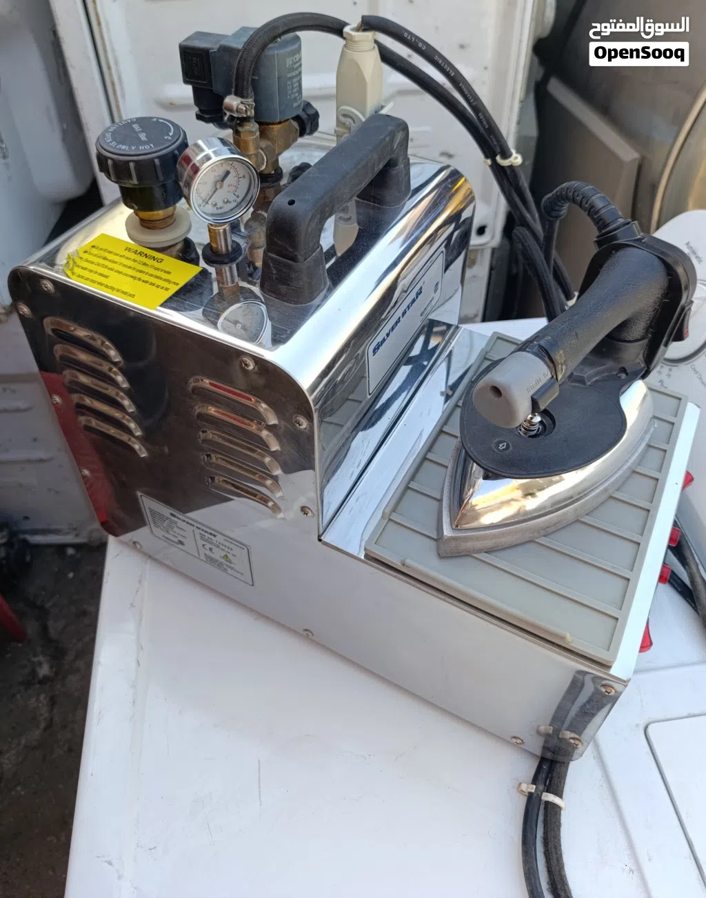 *Silver Star* industrial steam iron with 3.5 ltr steam boiler