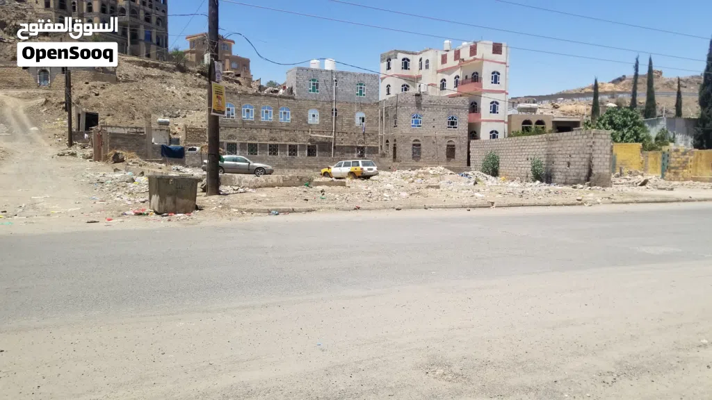 ارضيه للايجار بيت بوس جوار مطعم روما