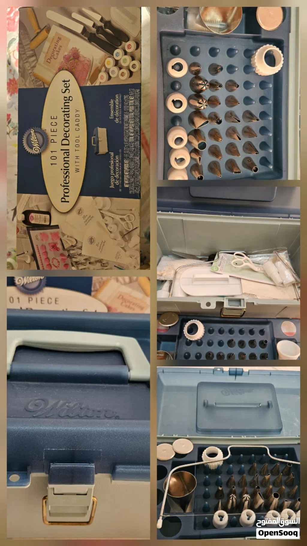 All items you need for cake decorations