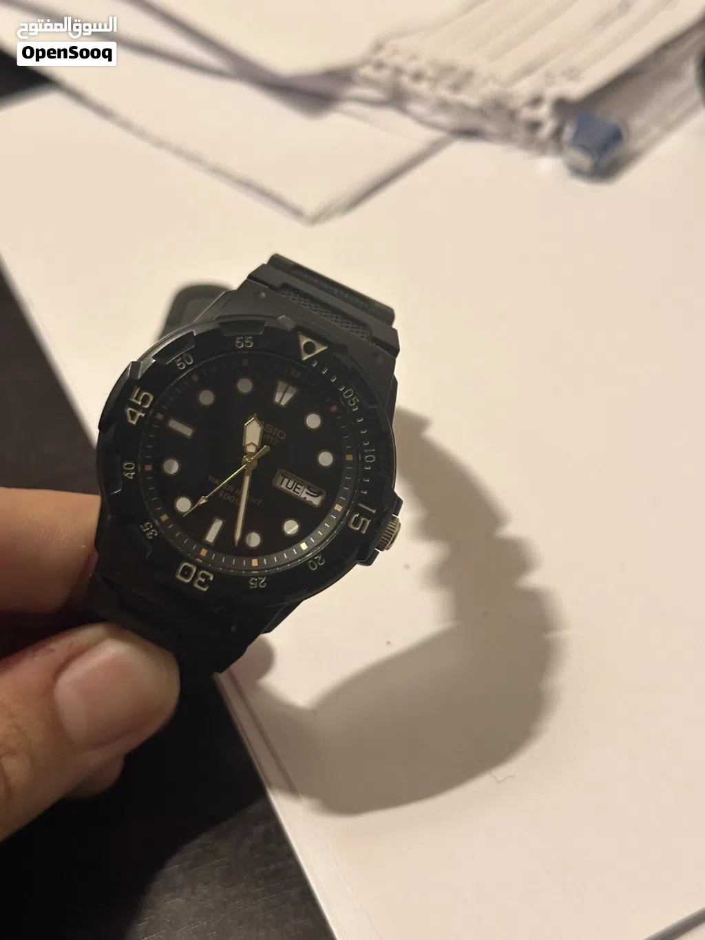 كاسيو Casio ساعة بحالة الوكاله
