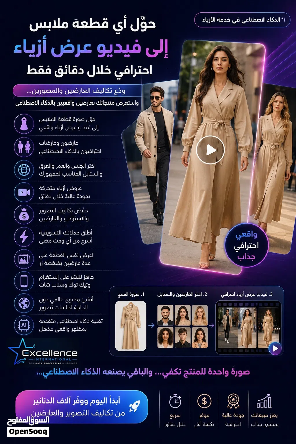 تحويل قطع الملابس إلى عروض أزياء