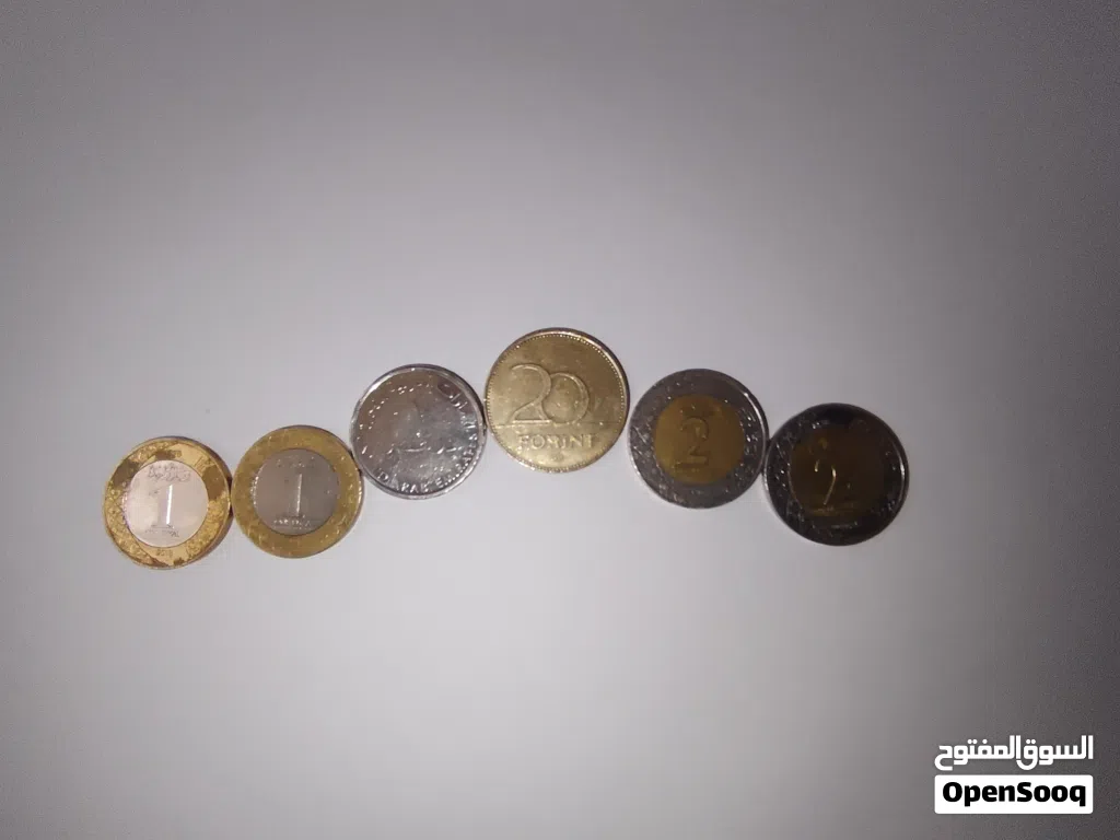 عملات معدنية ( سعودي - إماراتي - مجري) للبيع مع هدية قابل للتفاوض