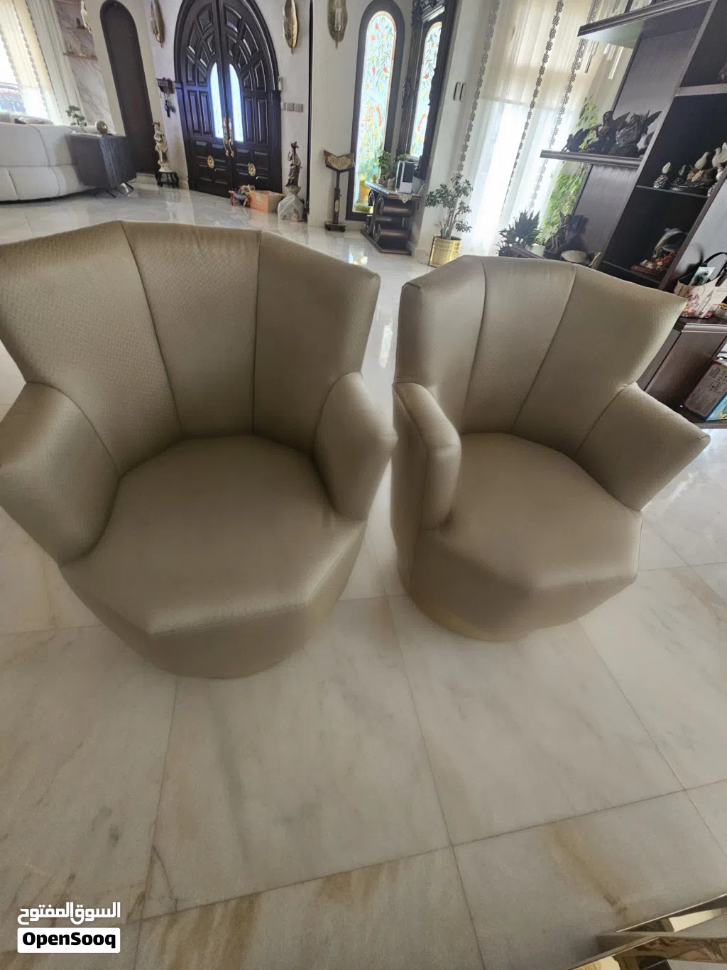 Two arm chairs