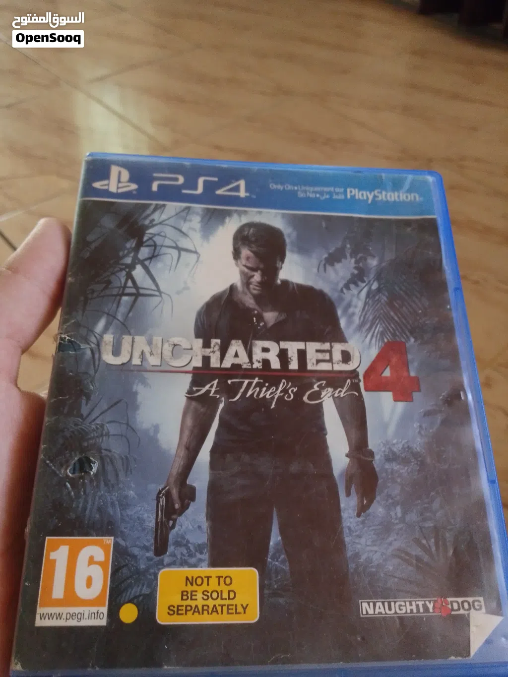 سيدي UNCHARTED 4 قليل الاستعمال مستعمل بحاله جيده