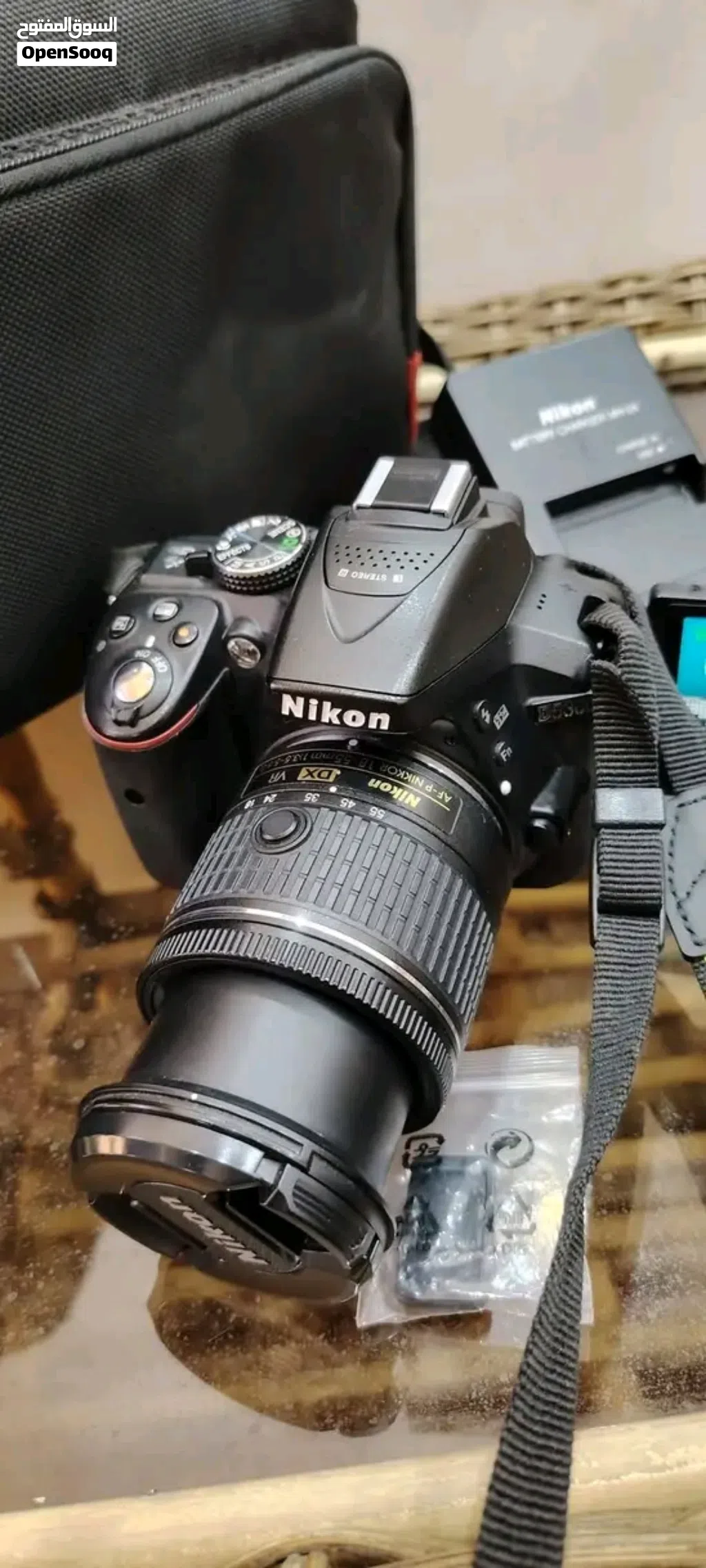 كاميرا بحاله الوكاله شبه الجديدة Nikon 5300d
