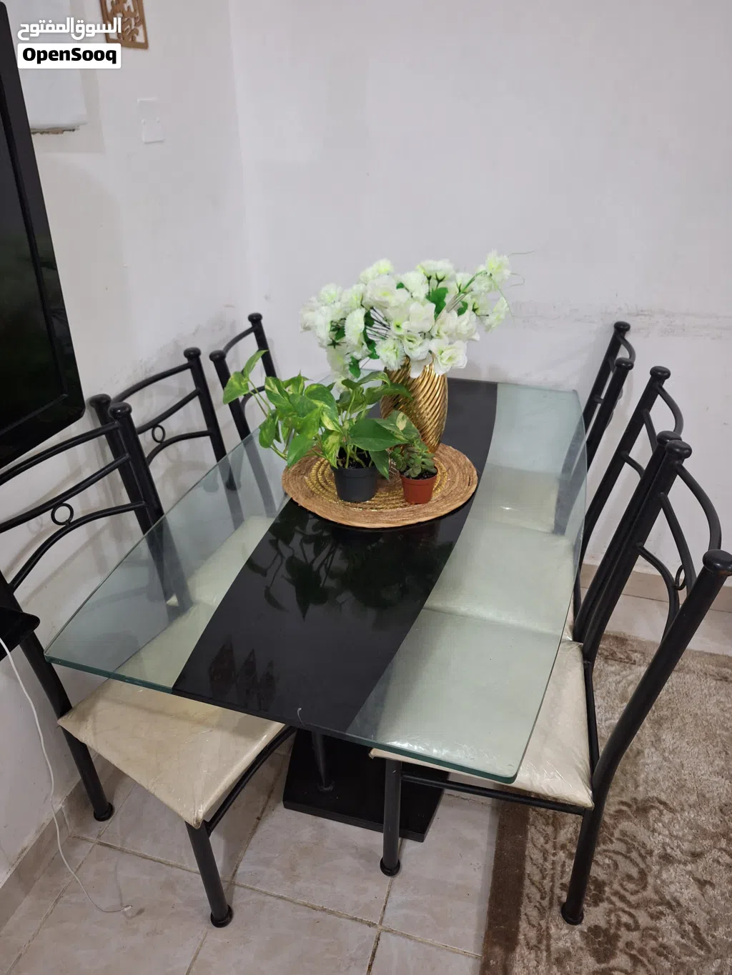 طاولة سفرة 6 كراسي