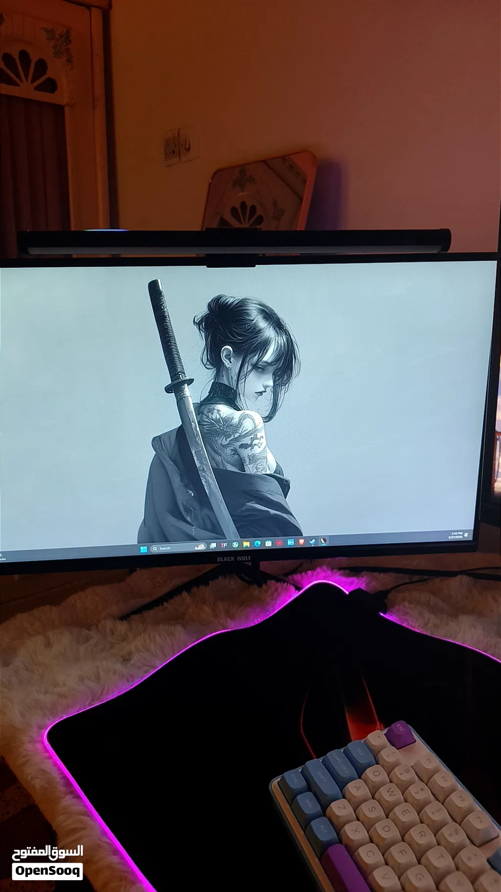 شاشه كيمنك black wolf 165hz