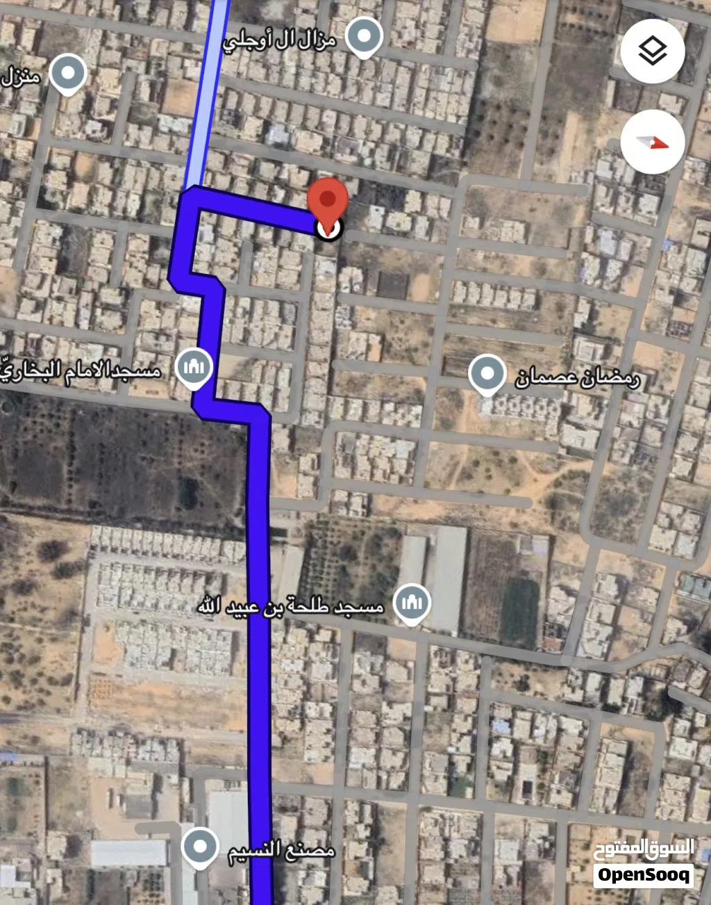 قطعه ارض في القابيليه عين زاره