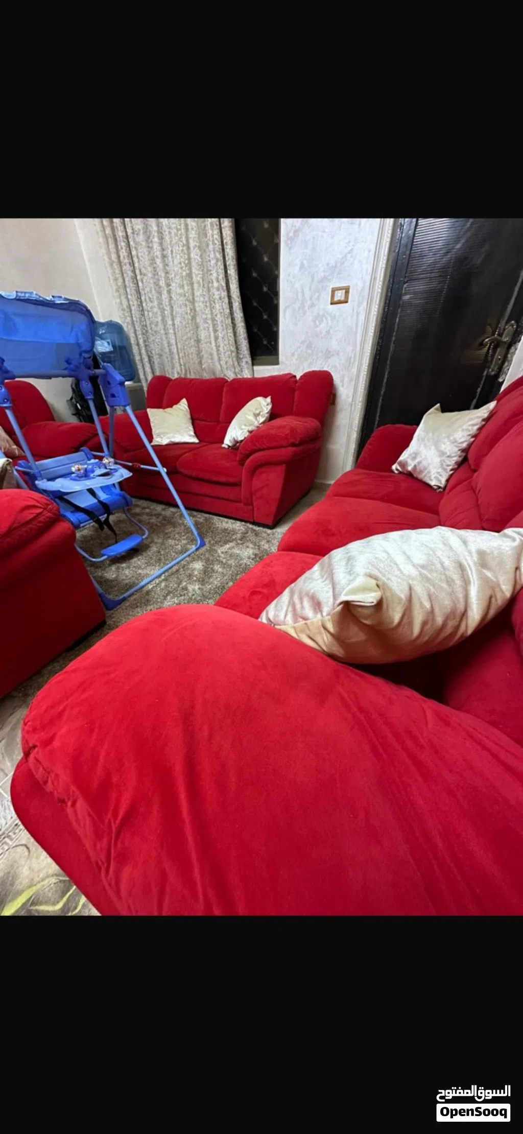 طقم كنب لم يستعمل الافترة قصيرة جدا