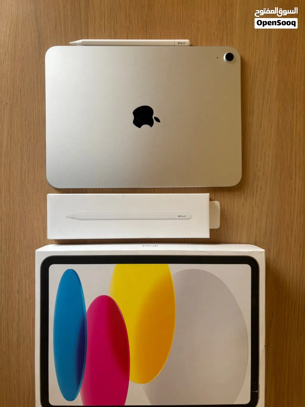 Apple 11-inch iPad (A16), 128GB, Wi-Fi 6, Silver بطارية 100٪ واتشحن 4 مرات بس استعمال أقل من