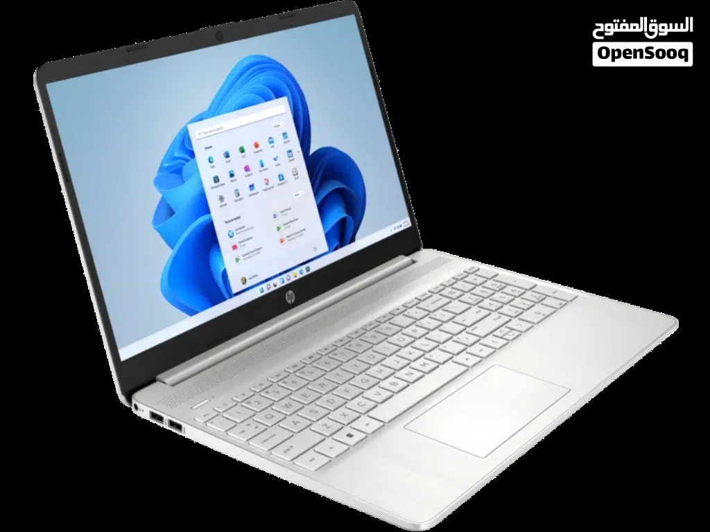لابتوب HP 15s Ryzen 7 4700U أداء يعادل Intel Core i7 10G لون سلفر مميز