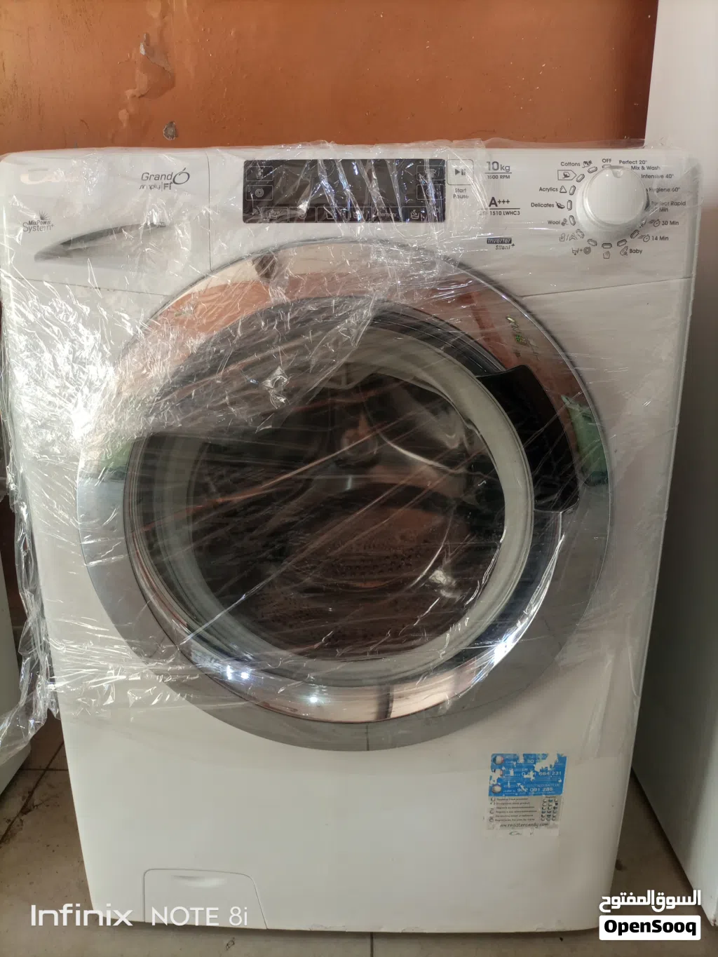 غسالة للبيع مستعملة بحالة جيدة 10kg السعر 150
