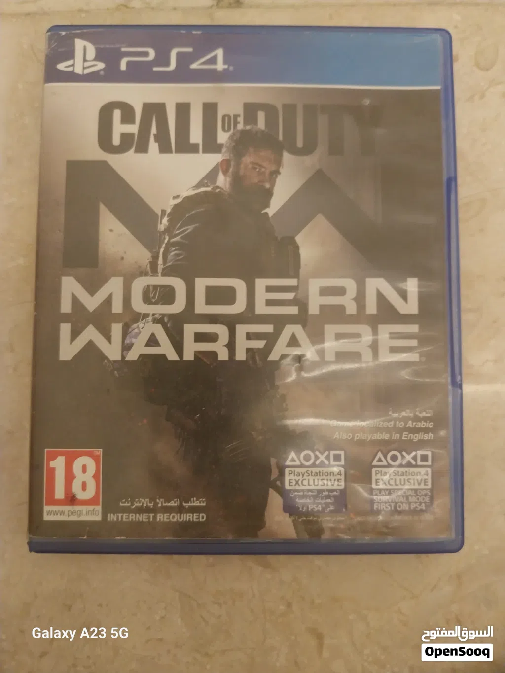 call of duty modern warfare للبيع او التبديل و السعر قابل لنقاش