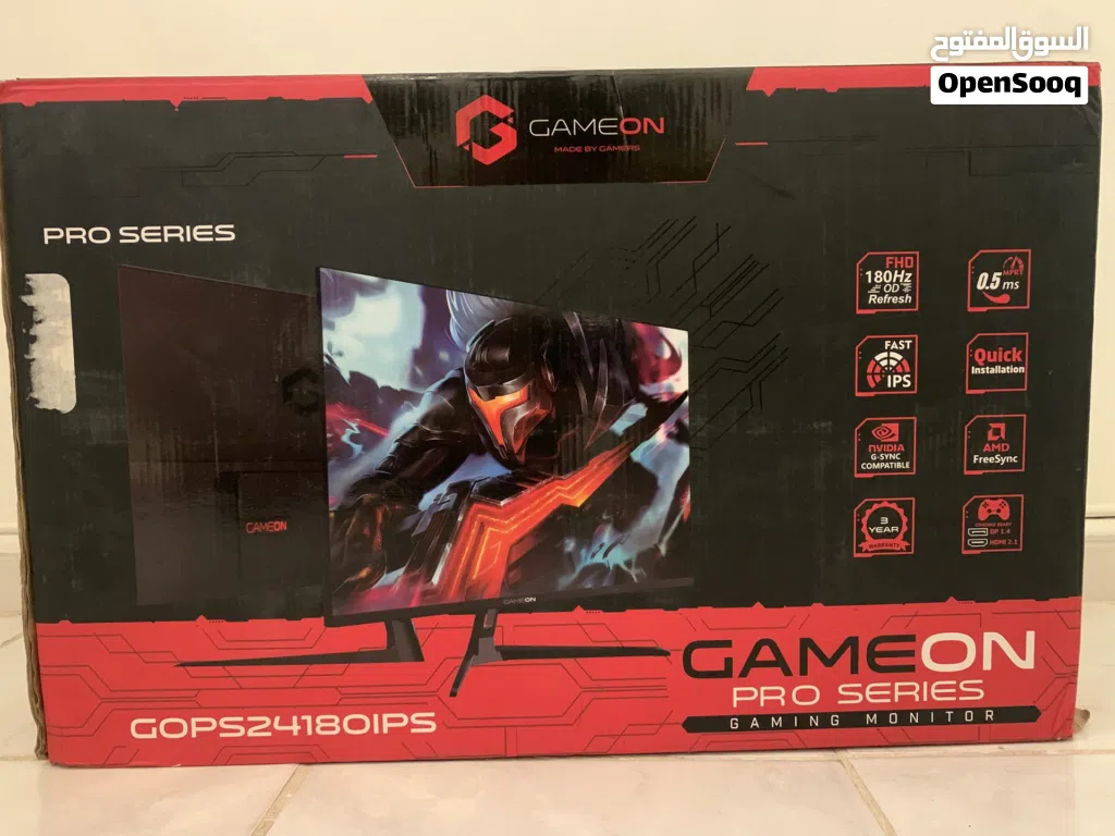 GameOn monitor 24inch , 180Hz