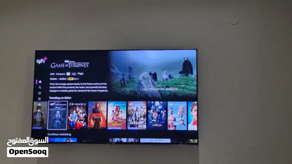 تلفزيون سوني 4k سمارت x95h 163.9cm
