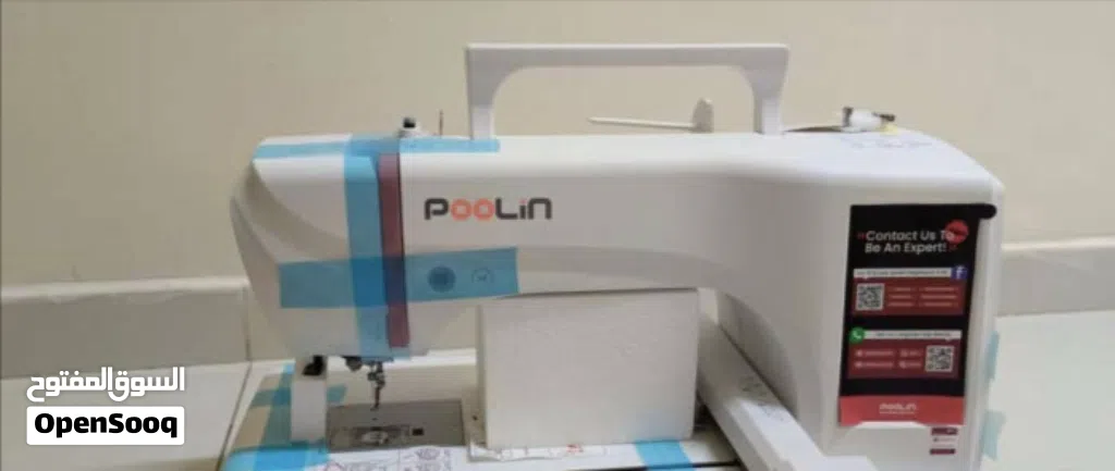 Poolin embroidery machine with guarantee passport from factory