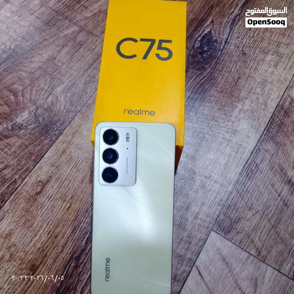جهاز ريلمي c75 نضيف سعره 200