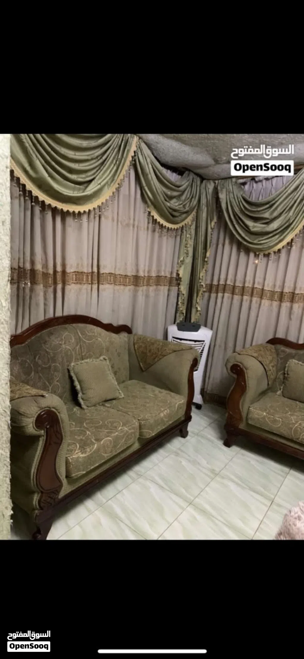 طقم كنب بحاله جيده