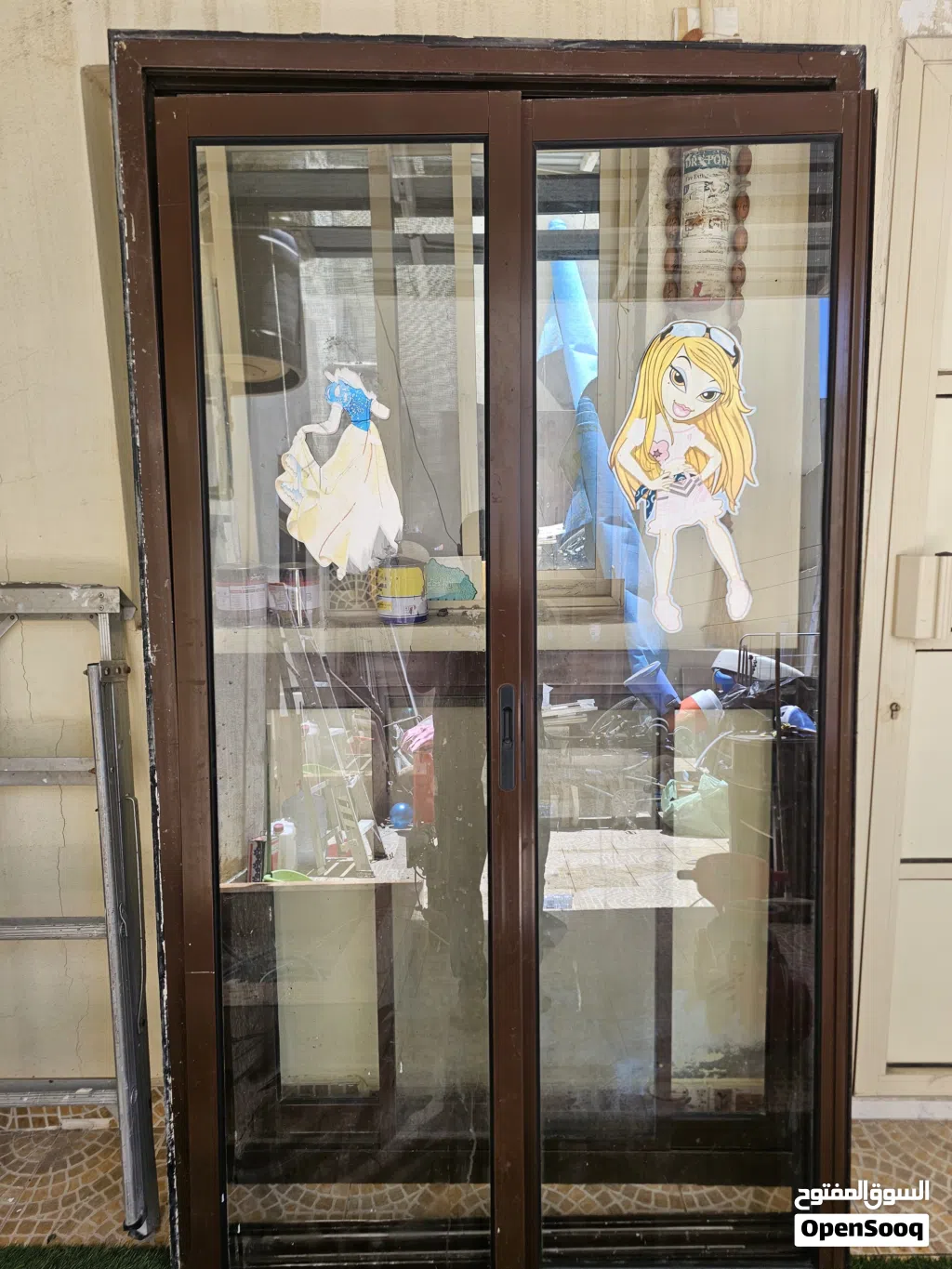 للبيع باب المينيوم - Aluminum Door for Sale