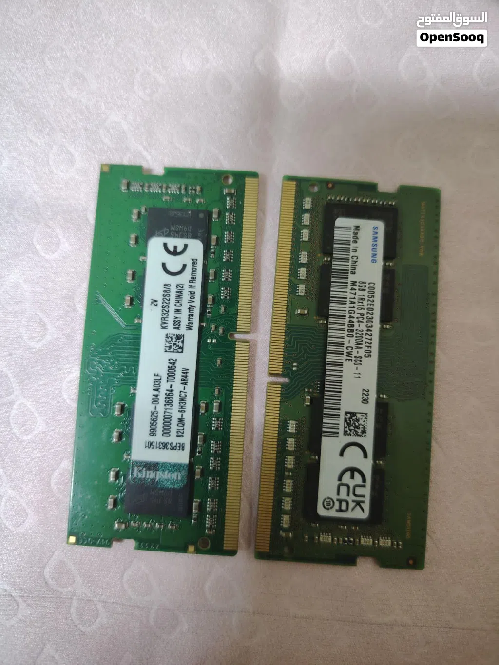 قطعتين رام لابتوب ddr4 (وصف)