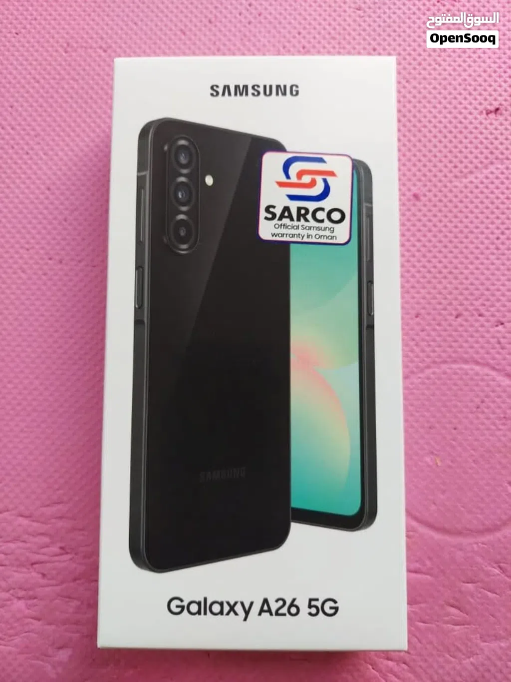 SAMSUNG Galaxy A26, 5G, 256 GB, 8GB RAM-Black
