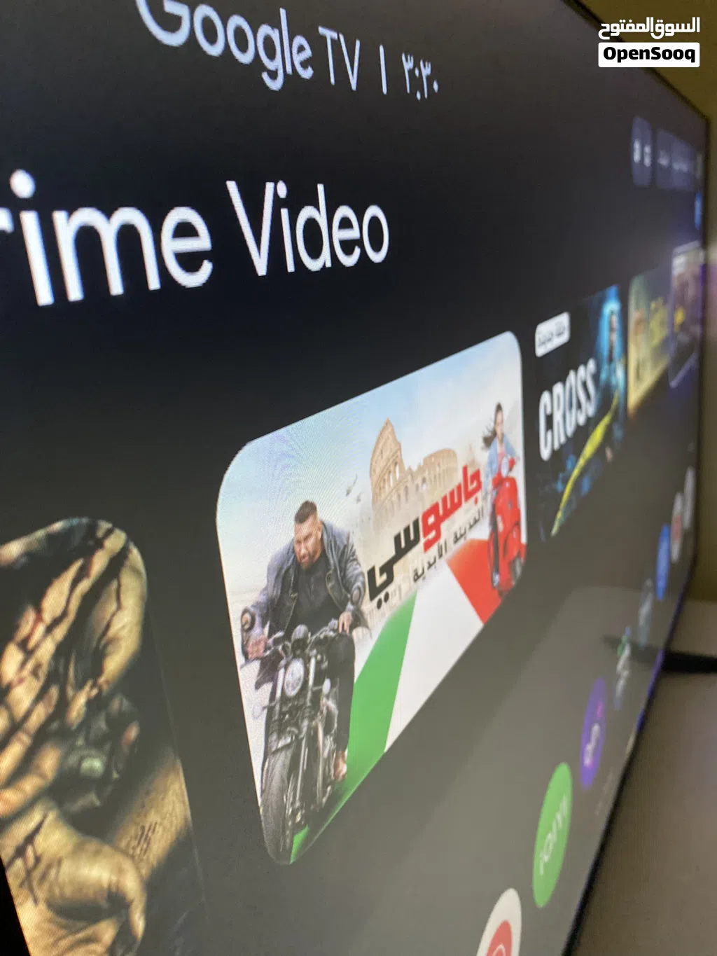 شاشة JVC 4kاصلية 55 بوصة شبه جديدة