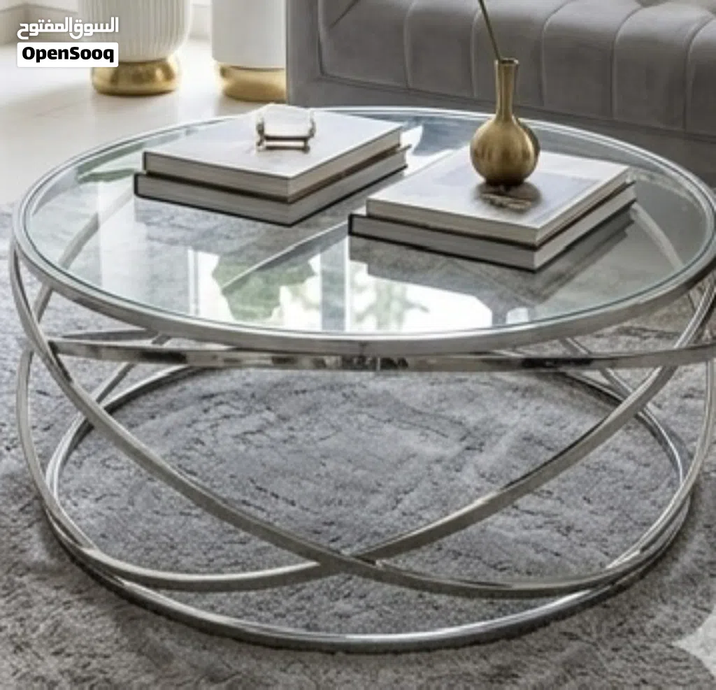 Luxury Silver & Glass Coffee Tables”